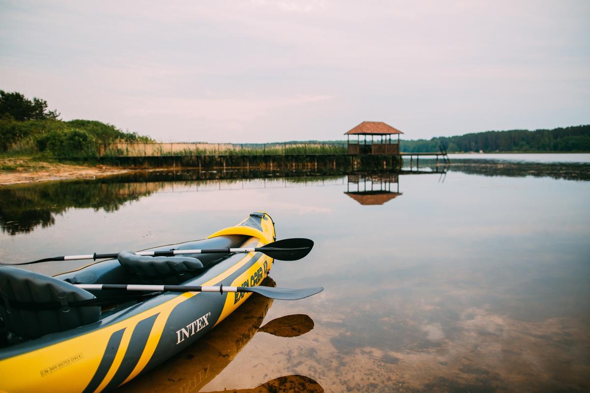 Duck Lake Villa Polatsk Bagian luar foto